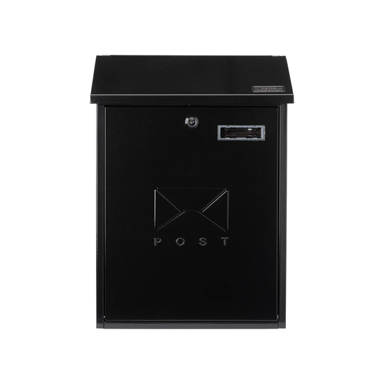 Grand Large Wall Mounted Galvanised Steel Lockable Weatherproof Post Box