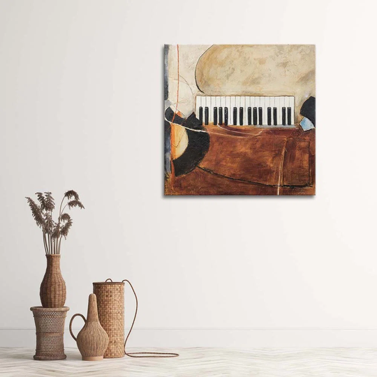 Canvas Print Piano Abstraction