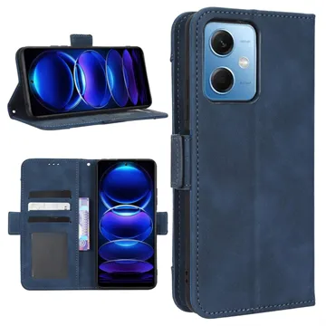 Cardholder Series Xiaomi Redmi Note 12 Wallet Case - Blue