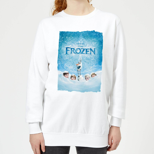 Disney Frozen Snow Poster Women's Sweatshirt - White - S - White