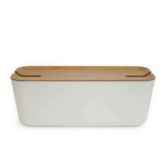 Bosign Hideaway Cable Organiser Extra Large White & Natural