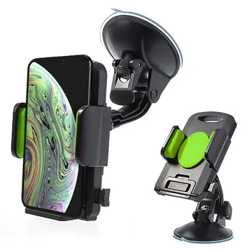 Universal Smartphone / Tablet Car Holder - Green / Black