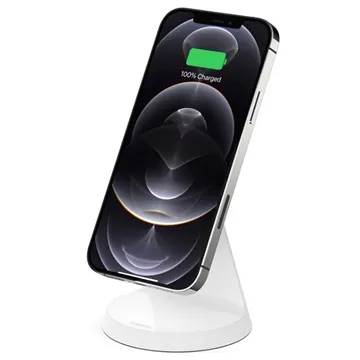 Belkin BoostCharge Magnetic Wireless Charger Stand - 7.5W - White