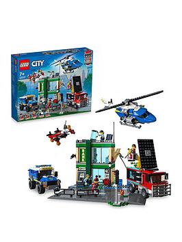 Lego City Police Chase At The Bank