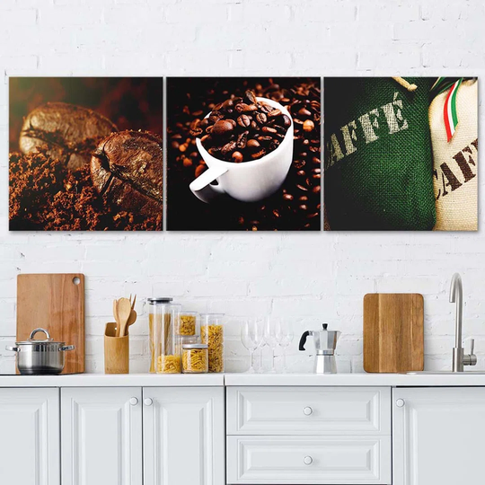 Canvas Print Coffee Bean Drink