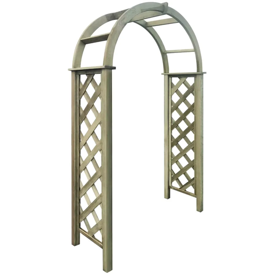 Vidaxl Trellis Arch Green Impregnated Pinewood
