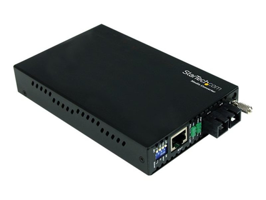 Startech Gigabit Ethernet Single Mode Fiber Media Converter Sc 40 Km - 1000 Mbps
