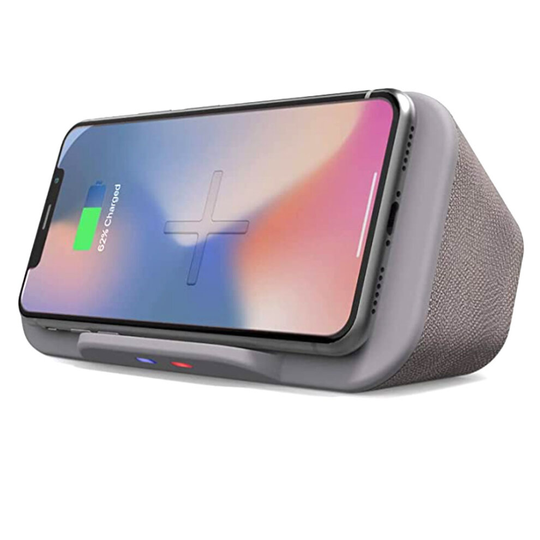 i-box Podium Portable Speaker Bluetooth QI Charger Powerbank 4000mAh Grey