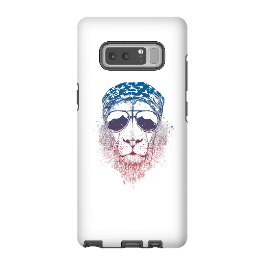 Balazs Solti Bandana Lion Phone Case for iPhone and Android - Samsung Note 8 - Tough Case - Gloss