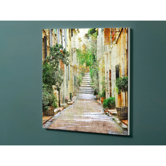 Notiz Motive Old Town Magnetic Wall Mounted Cork Board