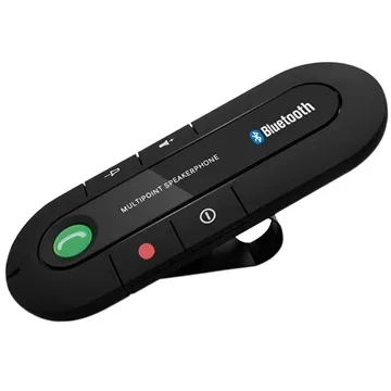 Portable Bluetooth Car Kit - Sunvisor Mount - Black