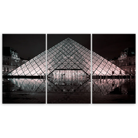 Canvas Print Louvre Paris France