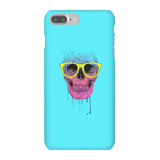 Balazs Solti Skull And Glasses Phone Case for iPhone and Android - iPhone 7 Plus - Snap Case - Gloss