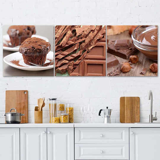 Canvas Print Chocolate Cake