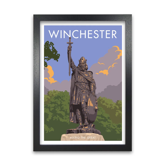 Winchester Alfred the Great - Graphict Art Print on Paper