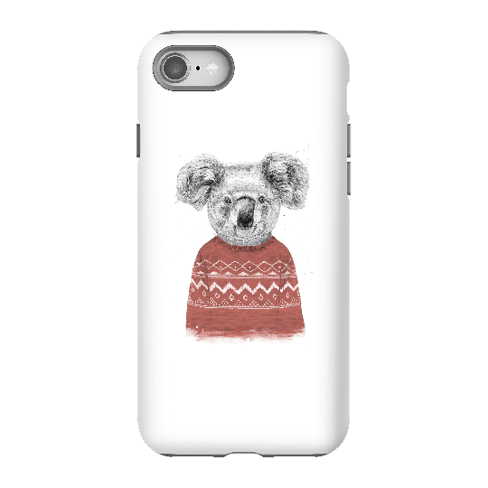 Balazs Solti Koala And Jumper Phone Case for iPhone and Android - iPhone 8 - Tough Case - Matte