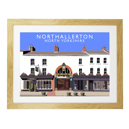 Barkers Northallerton 2 by Richard O'Neil - Graphic Art Print on Paper