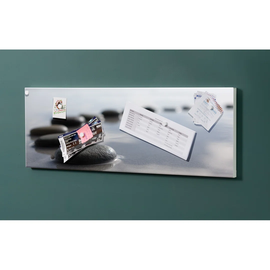 Backlight Motive Wall Picture Stones Lake Magnetic Cork Board