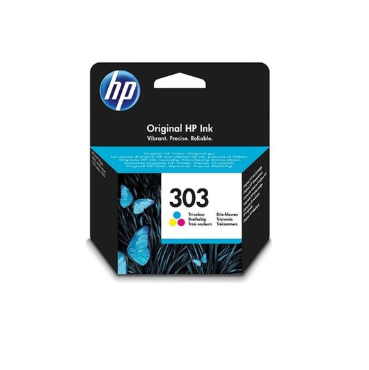 HP 303 Tri-Colour Original Ink Cartridge - Standard Yield 200 Pages - T6N01AE