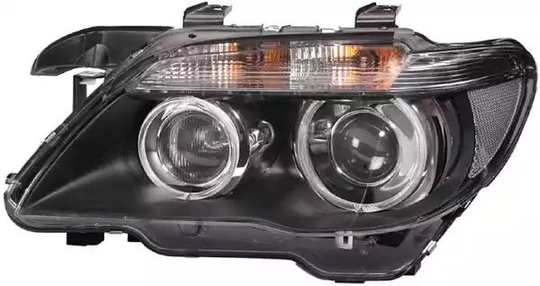 Headlight 12V 1EL009043-411 by Hella Left