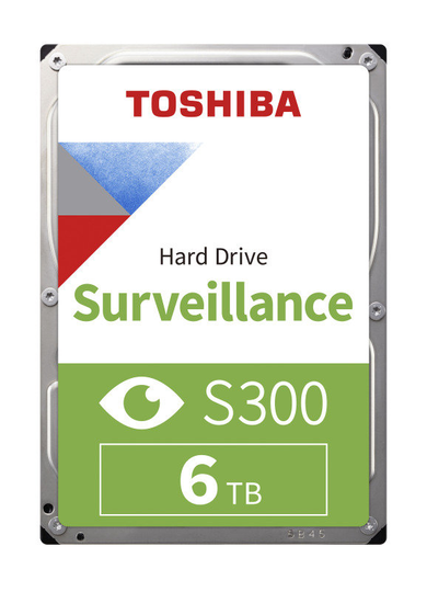 Toshiba HDWT860UZSVA 6TB S300 3.5" Surveillance Hard Drive