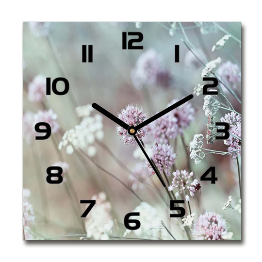 Harvinder Wild Flowers Silent Wall Clock