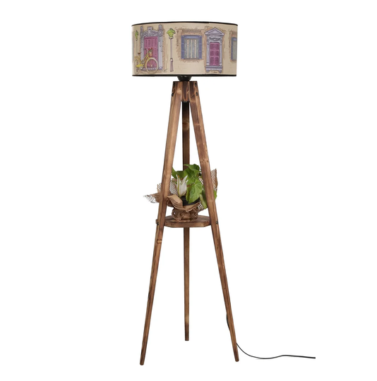 Livia 153cm Tripod Floor Lamp