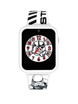 Disney Star Wars White Stormtrooper Smart Watch With Printed Silicone Strap