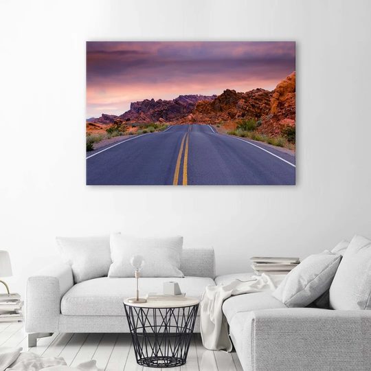 Canvas Print Road ROUTE 66 USA
