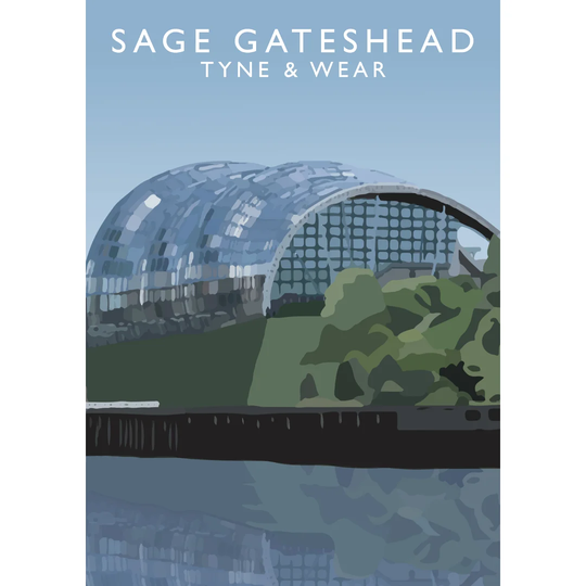 Sage Gateshead by Richard O'Neil - Graphic Art Print on Paper