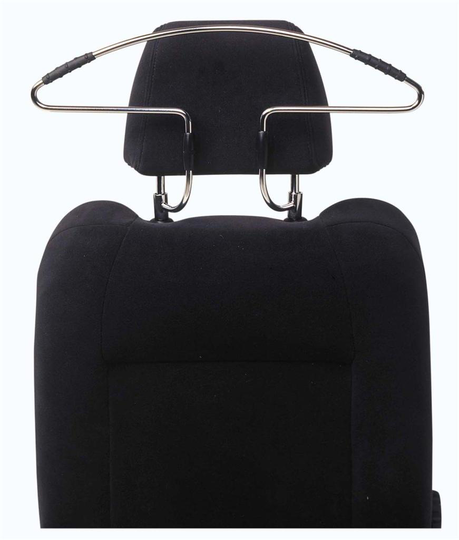 Clothes hanger for the headrest - 45cm - incl. 5 adapters (8/10/12mm) HB A67