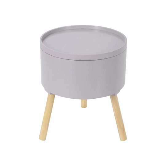 Chest On Round Stand With Parma Tray Lid