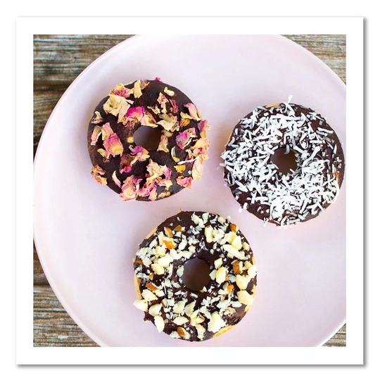 Canvas Print Colourful Donuts