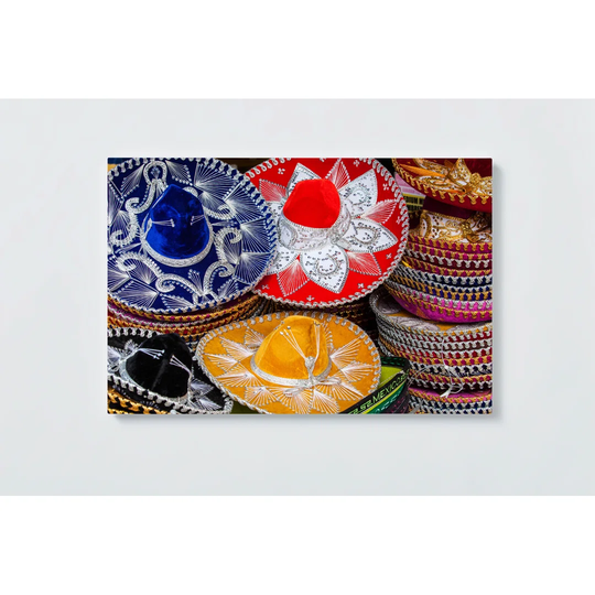 Hats Motif Magnetic Wall Mounted Cork Board