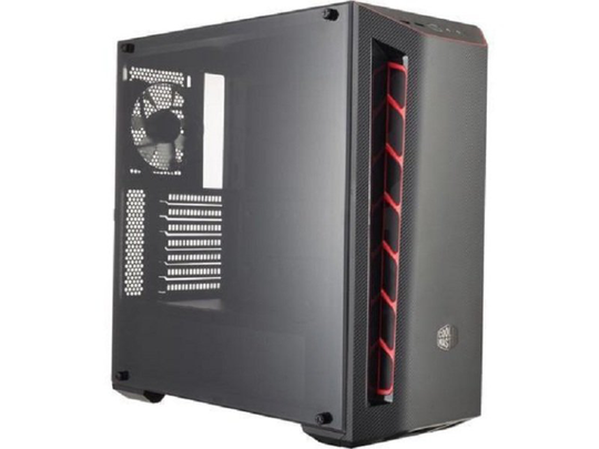 Cooler Master MasterBox MB520L Mid Tower Case with Red Trim