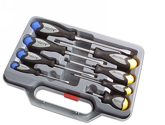 Laser Tools 3041 Screwdriver Set 8pc Chrome Vanadium