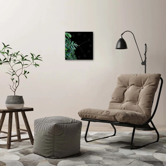 Monstera Silent Wall Clock