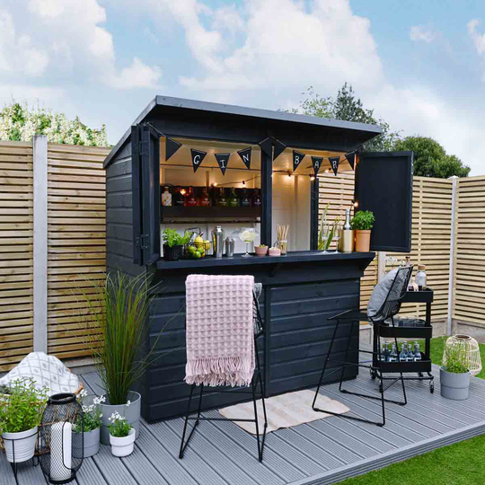 Forest Garden 6' x 3' Shiplap Pent Garden Bar