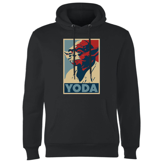 Star Wars Yoda Poster Hoodie - Black - XL