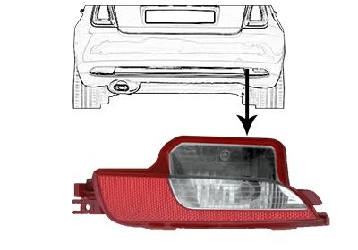 Reverse Light 1614930 Van Wezel 1614930