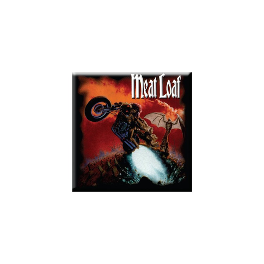 Meat Loaf Bat Out Of Hell New Official Fridge Magnet 75mm X 75mm - 8cm Meat - bat out hell magnet 8cm new meatloaf fridge official sealed