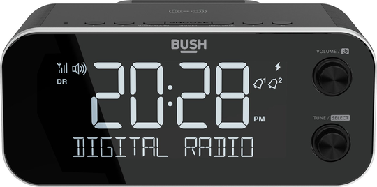 Bush DAB+ Clock Radio with Wireless Charging Dock
