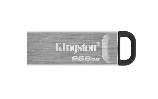 Kingston DataTraveler® Kyson 256GB USB Flash Drive - with Stylish Capless Metal Case