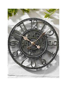 Smart Garden Newby Mechanical Verdigris 12"Clock