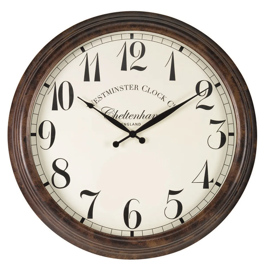 Inside Out Cheltenham Wall Clock 23in