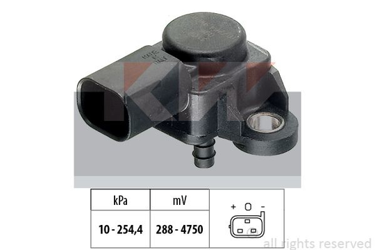 Air Pressure Sensor, height adaptation Made in Italy - OE Equivalent 493231 KW 493231