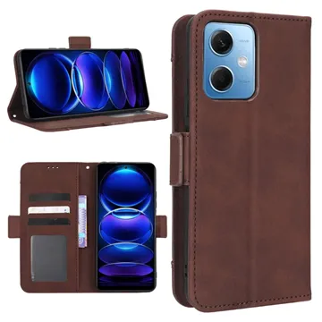 Cardholder Series Xiaomi Redmi Note 12 Wallet Case - Brown