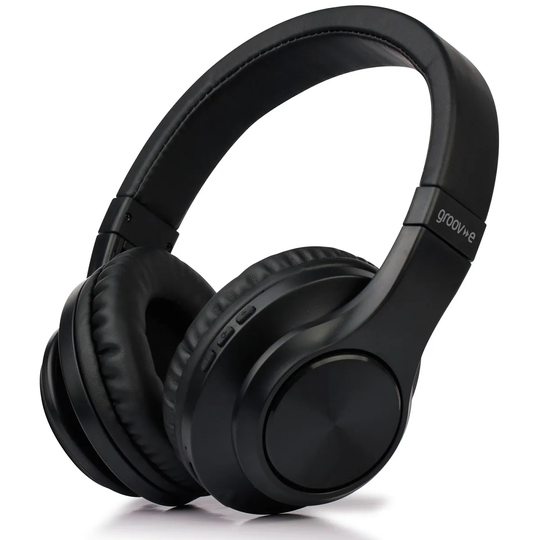 Groov-e Rhythm Wireless Bluetooth Headphones - Black