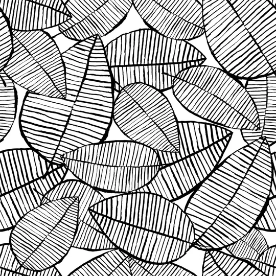 Walllpaper Roll 208X146cm Mural Decoration Wallpaper Material With Print Kitchen Livingroom Bedroom - Leaves Leaf Geometric