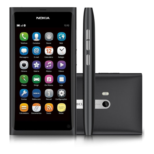 (Unlocked, Black) Nokia N9 Single Sim | 16GB | 1GB RAM